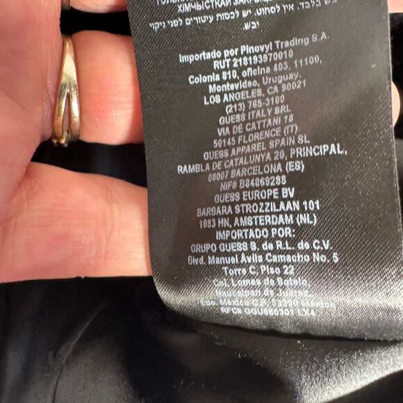 Marciano For Guess Women's Black Viscose Cropped Moto Style Jacket Sz S - Picture 8 of 12